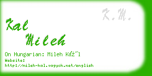 kal mileh business card